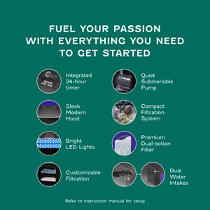 Coralife LED BioCube Aquarium Kit, 16-gal