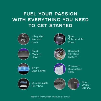 Show full view: Coralife LED BioCube Aquarium Kit, 16-gal slide 3 of 11