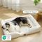 Show in main carousel: Bedsure Orthopedic Bolster Dog Sofa Bed with Removable Cover, Ivory, X-Large slide 2 of 11