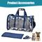 Show in main carousel: Jespet & GOOPAWS Soft-Sided Airline-Approved Travel Dog & Cat Carrier, Blue White Floral, 19-in slide 7 of 11