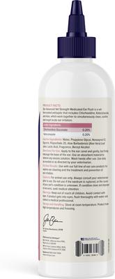 Show full view: Vetnique Labs OticBliss Advanced Vet Strength Anti-Bacterial & Anti-Fungal Dog & Cat Ear Flush Cleaner for Ear Infections, 12-oz bottle slide 4 of 12