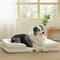 Show in main carousel: Bedsure Orthopedic Bolster Dog Sofa Bed with Removable Cover, Ivory, X-Large slide 8 of 11