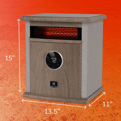 Show full view: Heat Storm 1500-Watt Infrared Cabinet Heater, Gray slide 2 of 6