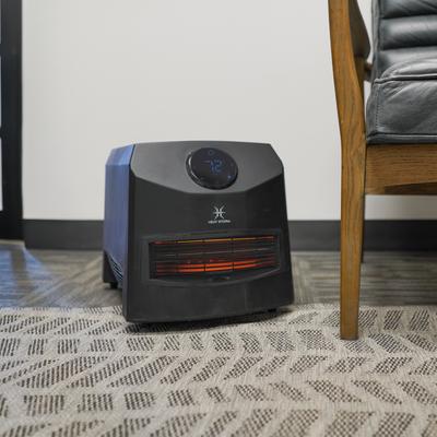 Show full view: Heat Storm 1500-Watt Ultra-Portable Infrared Heater, Black slide 6 of 7