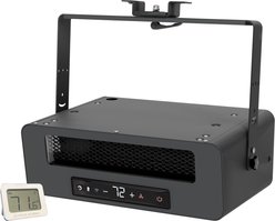 Heat Storm 6000-Watt 240V Hard-Wired Garage Heater, Black