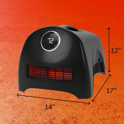 Show full view: Heat Storm 1500-Watt Portable Utility Infrared Heater, Black slide 3 of 7