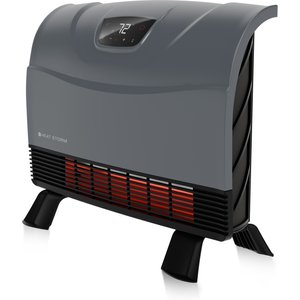 Heat Storm 1500-Watt Infrared Wall or Portable Electric Heater, Gray