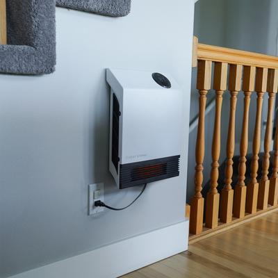 Show full view: Heat Storm 1000-Watt Smart Infrared Wall Heater with Wi-Fi, White slide 5 of 7