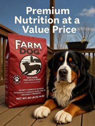 Farm Dog Nutritious Pork Flavored Adult Dry Dog Food, 40-lb bag slide 2 of 5