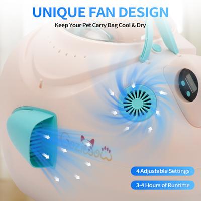 Show full view: Coziwow Detachable Space Capsule Travel Carrier Dog & Cat Car Seat Stroller, Pink, 33-in slide 7 of 10