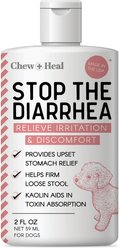 Chew + Heal Stop The Diarrhea Liquid Digestive Aid for Dogs, 2-fl oz bottle