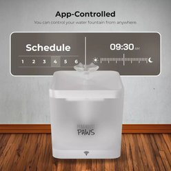 Penthouse Paws Smart Water Fountain Whisper-Quiet for Dog & Cat, White, 74-oz slide 2 of 8