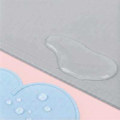 Show full view: Happy & Polly Cloud Shaped Cat & Dog Food Mat, Grey slide 4 of 10