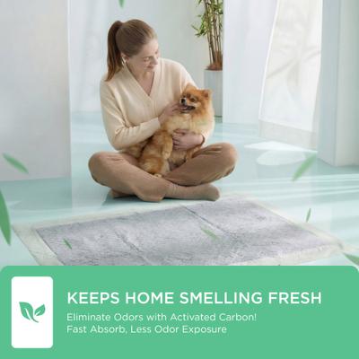 Show full view: Bedsure Odor-Control Super Absorbent & Leak Proof Disposable Dog Pee Pads, X-Large: 28 x 34-in, 52 count slide 7 of 10