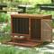 Show in main carousel: Cesicia Solid Wood Furniture Style End Table Dog Crate, Brown slide 7 of 8
