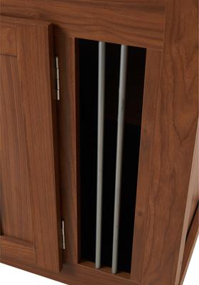 Show full view: Cesicia Side Table Dog Crate, Walnut Brown slide 5 of 7