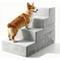 Show in main carousel: TSCOMON Non-Slip High Density Foam Dog Stairs, Light Grey, 4 steps slide 1 of 8