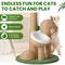 Show in main carousel: TSCOMON Indoor Cocount 32.3-in Plush Cat Scratching Post with 2 Scratching Ball & 4 Interactive Dangling Balls, Green/Brown slide 5 of 7