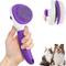 Show in main carousel: Fido Fave Self-Cleaning Deshedding & Dematting Dog & Cat Slicker Brush with Quick Release Button, Purple slide 1 of 6