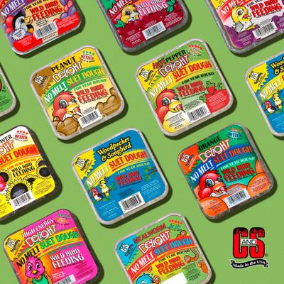 Show full view: C&S Ready-to-Use Hot Pepper Seed Cylinder Wild Bird Food, 1.76-lb, 2 count slide 8 of 10