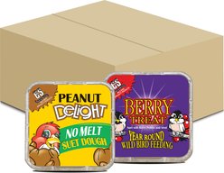 C&S Peanut Delight Dough & Berry Treat Suet Wild Bird Food, 24 count slide 2 of 9