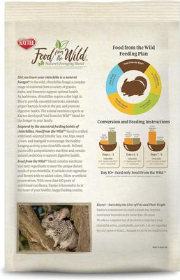 Show full view: Kaytee Food From the Wild Chinchilla Food, 3-lb bag slide 8 of 9