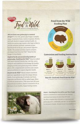 Show full view: Kaytee Food From the Wild Guinea Pig Food, 4-lb bag slide 8 of 11