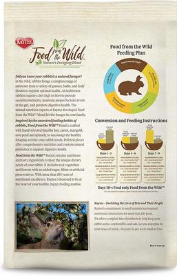 Show full view: Kaytee Food From the Wild Rabbit Food, 4-lb bag slide 8 of 12
