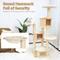 Show in main carousel: KAMABOKO Multi-Level 67-in Plush Cat Scratching Tree Tower & Condos, Beige slide 7 of 7