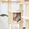 Show in main carousel: KAMABOKO Multi-Level 67-in Plush Cat Scratching Tree Tower & Condos, Beige slide 6 of 7