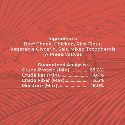 Show full view: Rewardables Chicken Coated Beef Cheek Rolls Dog Natural Chew Treas, Large: 22.5-oz bag, 4 count slide 6 of 6