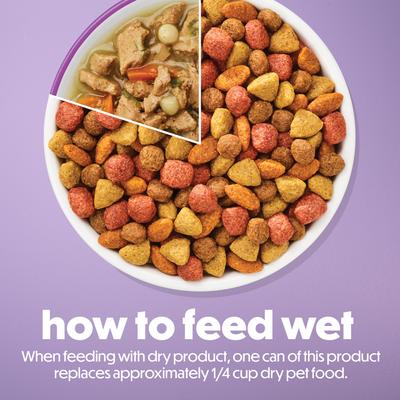 Show full view: Purina Beneful Medleys Romana Style with Real Chicken in Gravy Wet Dog Food, 3-oz, pack of 3 slide 8 of 13