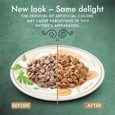 Show full view: Fancy Feast Medleys Wild Salmon Florentine Canned Cat Food, 3-oz, case of 24 slide 5 of 14