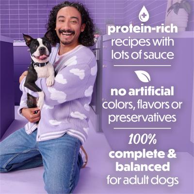 Show full view: Purina Beneful Medleys Tuscan, Romana & Mediterranean Style Variety Pack in Gravy Wet Dog Food, 3-oz can, case of 30 slide 5 of 14