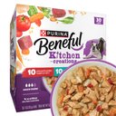Purina Beneful Medleys Tuscan, Romana & Mediterranean Style Variety Pack in Gravy Wet Dog Food, 3-oz can, case of 30