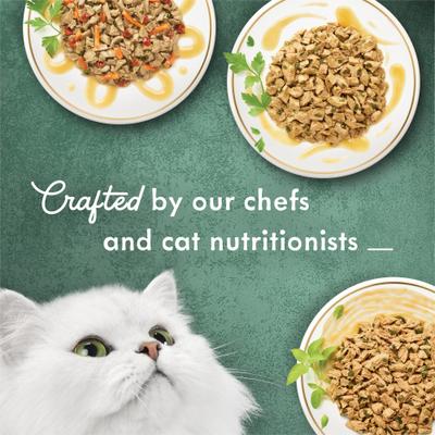 Show full view: Fancy Feast Medleys Poultry Collection with Garden Greens in Sauce Variety Pack Canned Cat Food, 3-oz can, case of 30 slide 8 of 13