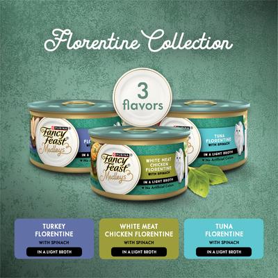 Show full view: Fancy Feast Medleys Florentine Collection Pack Canned Cat Food, 3-oz, case of 12 slide 6 of 10