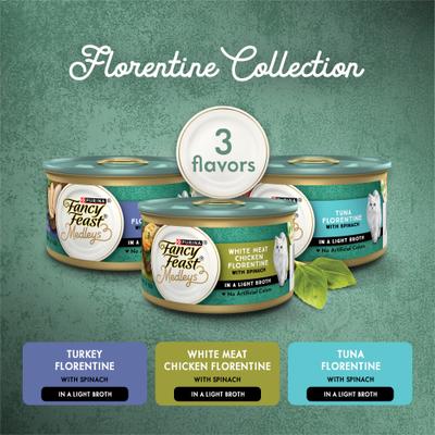 Show full view: Fancy Feast Medleys Florentine Collection Pack Canned Cat Food, 3-oz, case of 12 slide 7 of 12