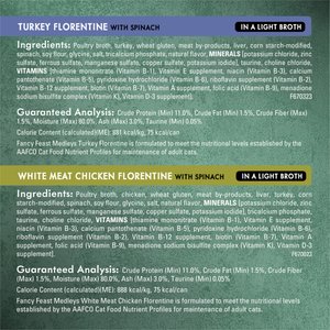 Fancy Feast Medleys Florentine Collection Pack Canned Cat Food, 3-oz, case of 12