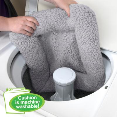 Show full view: Kitty City Catio & Cube Items Replacement Pillow Cat Bed Cushion with Removable Cover, Grey slide 9 of 11