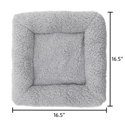 Show full view: Kitty City Catio & Cube Items Replacement Pillow Cat Bed Cushion with Removable Cover, Grey slide 2 of 11