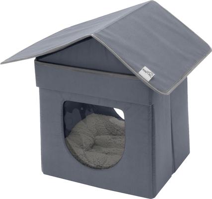 Show full view: Kitty City Catio & Cube Items Replacement Pillow Cat Bed Cushion with Removable Cover, Grey slide 3 of 11