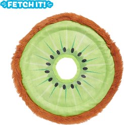 BARK Kiweeeee! Squeaky Stuffing-Free Flying Disc Dog Toy, Multicolor slide 2 of 9
