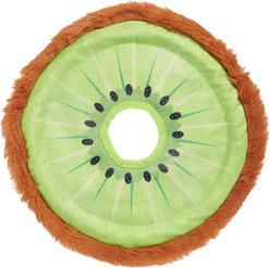 BARK Kiweeeee! Squeaky Stuffing-Free Flying Disc Dog Toy, Multicolor