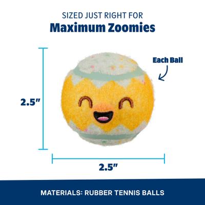 Show full view: BARK Play Hatch Tough Squeaky Ball Dog Toy, Multicolor, Medium slide 2 of 9