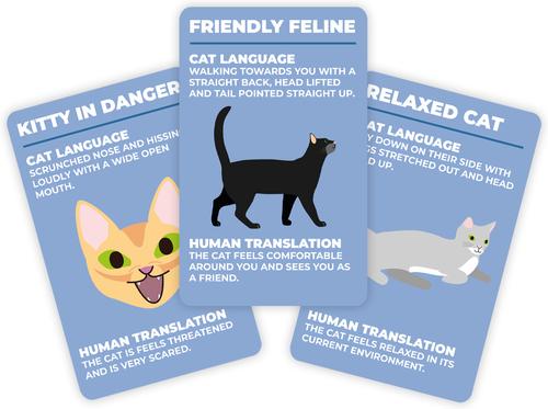 Show full view: Gift Republic How To Speak Cat Card Pack slide 3 of 4