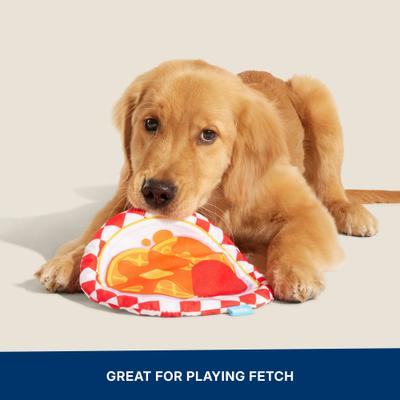 Show full view: BARK Chicky & Woofles To Go Squeaky Stuffing-Free Flying Disc Dog Toy, Multicolor slide 6 of 9