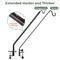 Show in main carousel: Kingsyard Adjustable Metal Deck Hanging Bird Feeders Railing Hooks, Black, 2 count slide 3 of 10