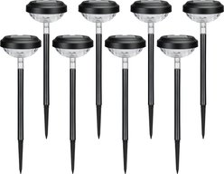 Kingsyard Solar Pathway Lights Outdoor Waterproof IP67 Bird LED Solar Lights, Warm White, 8 count