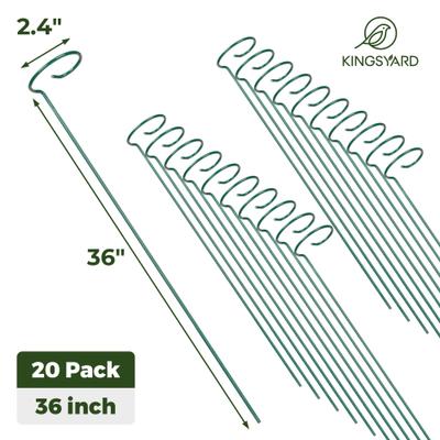 Show full view: Kingsyard 36-in Durable Bird Plant Support Stakes, Green, 20 count slide 2 of 10